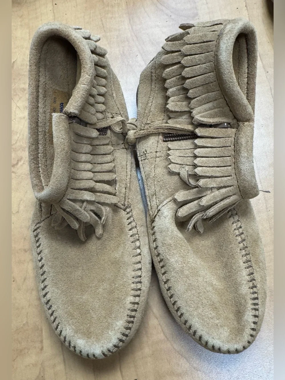 🪶 Minnetonka Suede Fringe Moccasin Ankle Boots